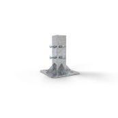 Adaptation for | concrete fixture | not foldable, round tube can be recessed up to the adapter plate